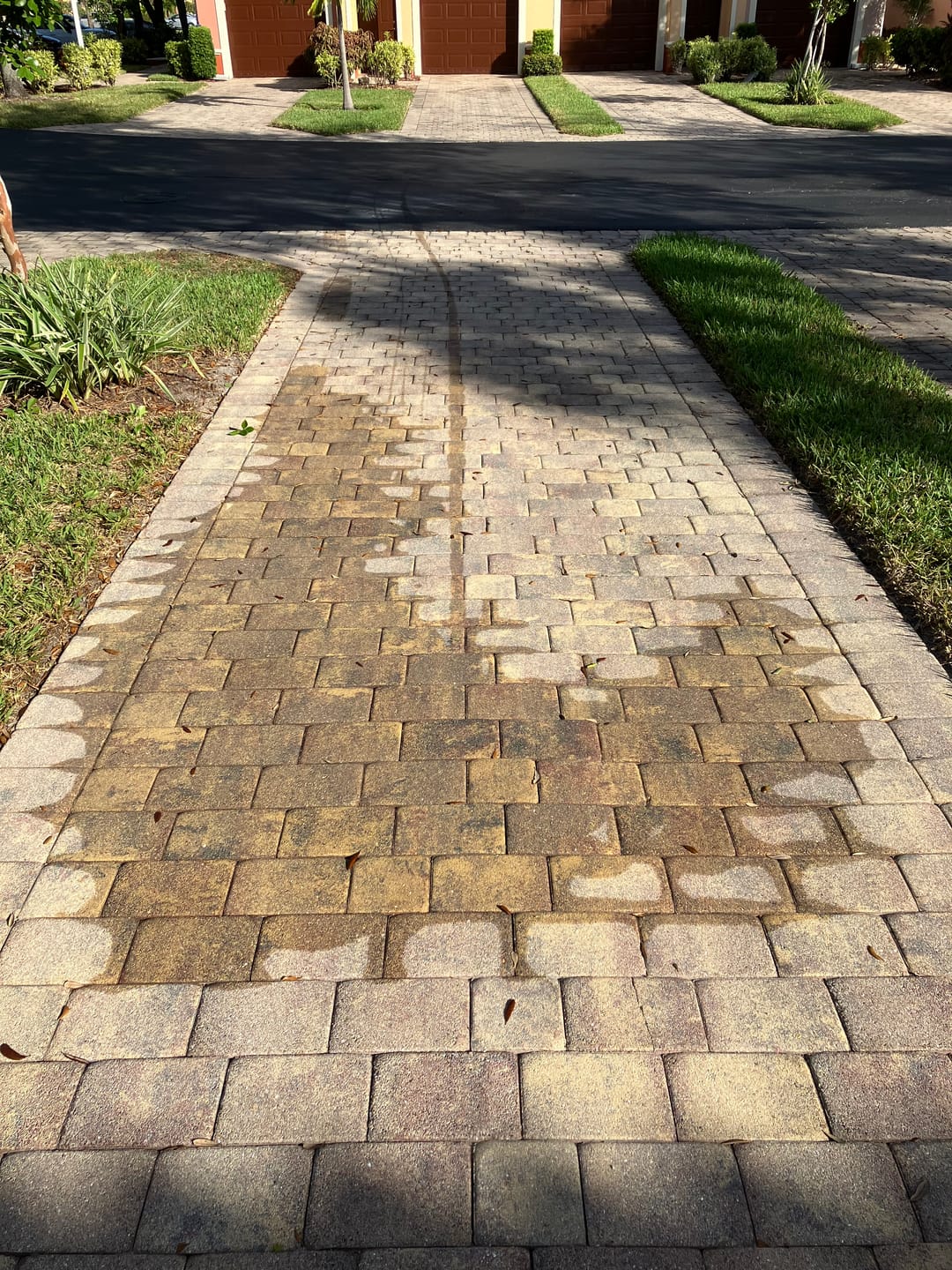 Customer photo review of CHOMP! Pull it Out Concrete Oil Stain Remover Bundle