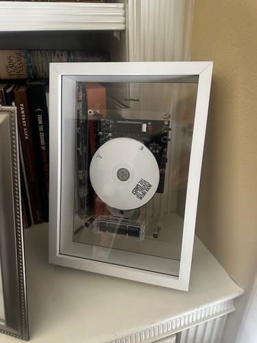 Customer photo review of M1 Music Frame CD Player