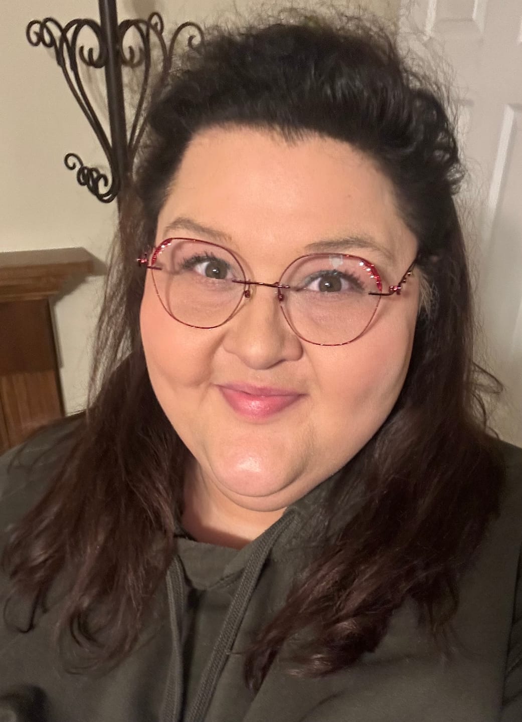 Customer photo review of Glitter Eyeglasses