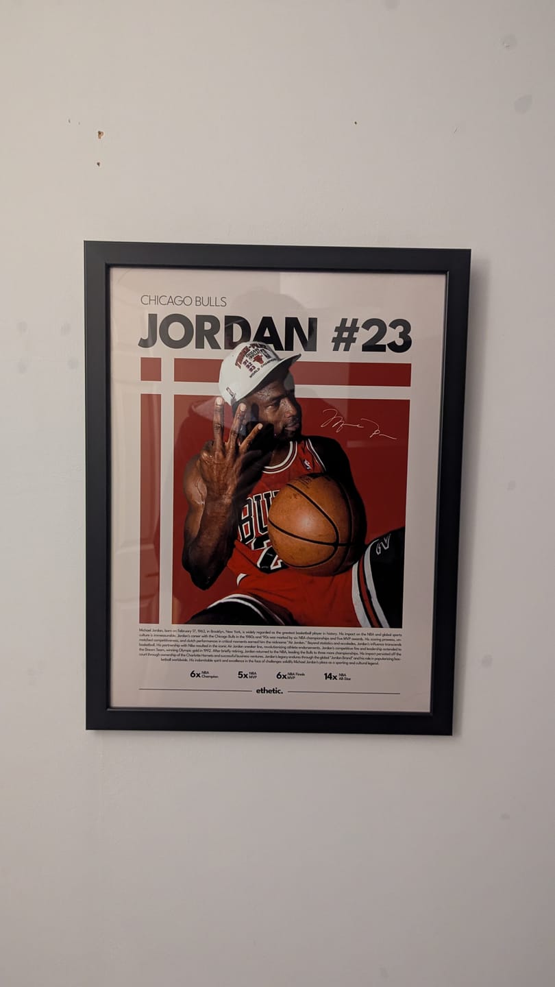 Customer photo review of Michael Jordan