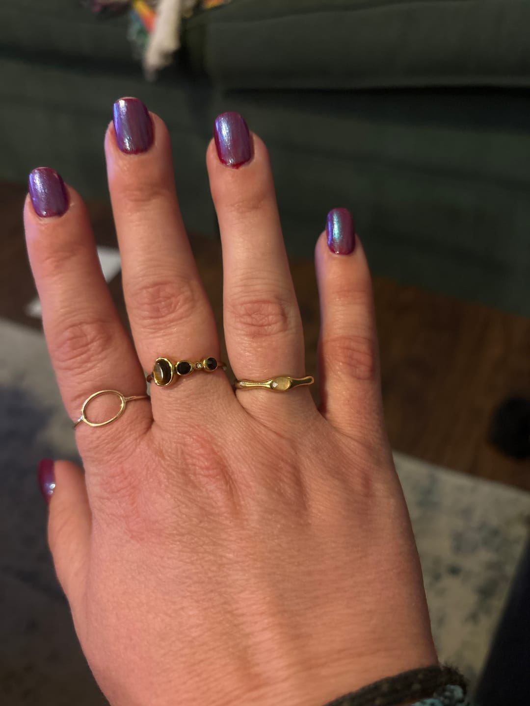 Customer photo review of Aurora Vintage Crystal Ring