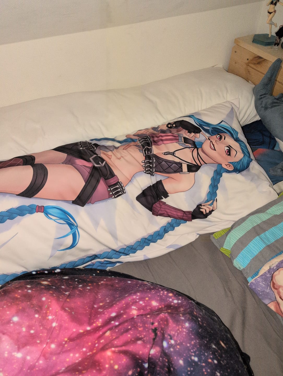 Customer photo review of Jinx Body Pillow  Jinx Cute