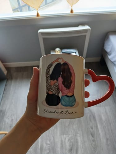 Customer photo review of Mug Personnalisé - Meilleures Amies