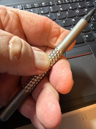 Customer photo review of Minimalist Precision Grip - Titanium Screwdriver By Maratac®
