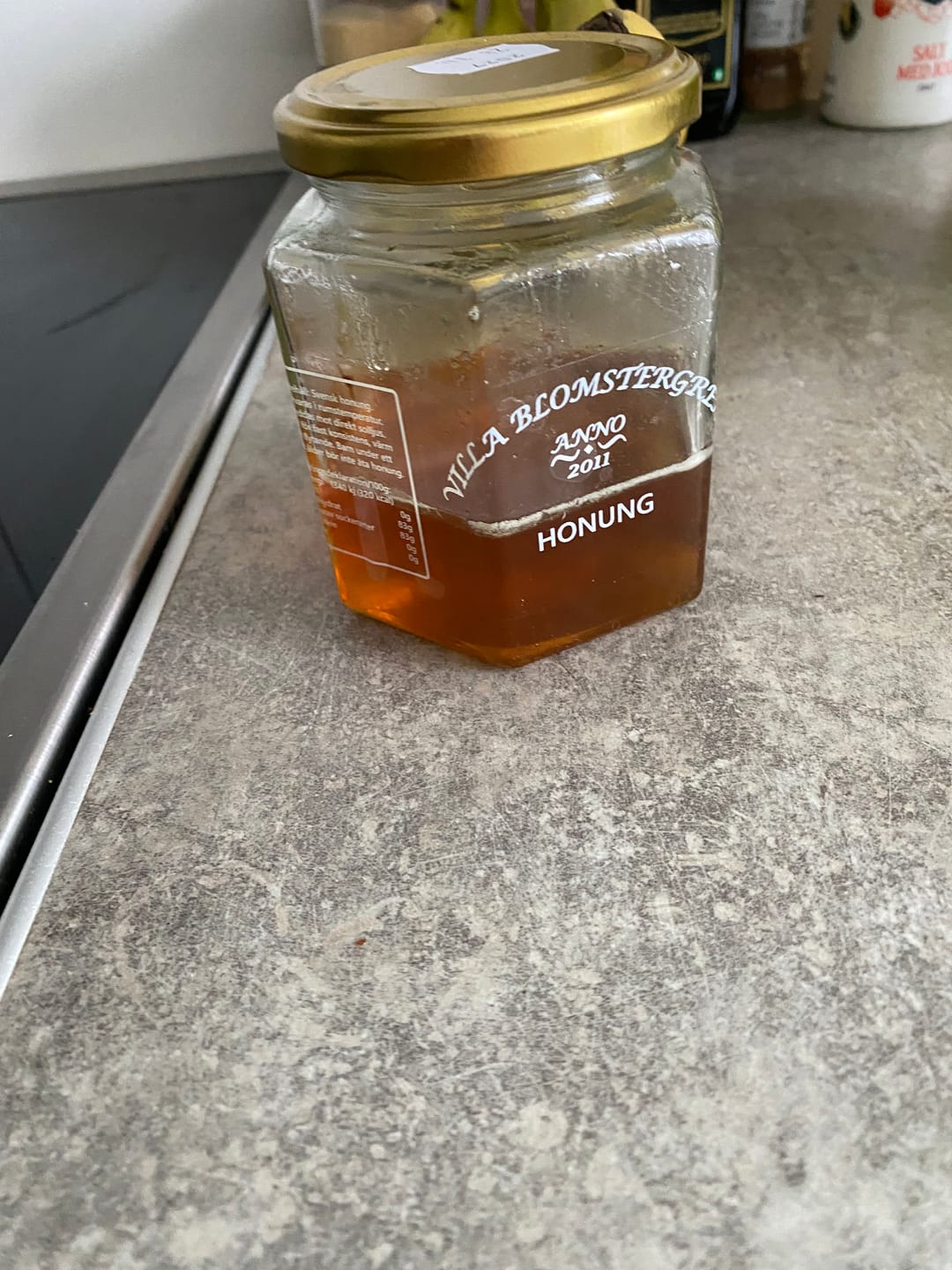Customer photo review of Flytande Honung 2 kg (4×500 g) – Svensk honung direkt från biodlare