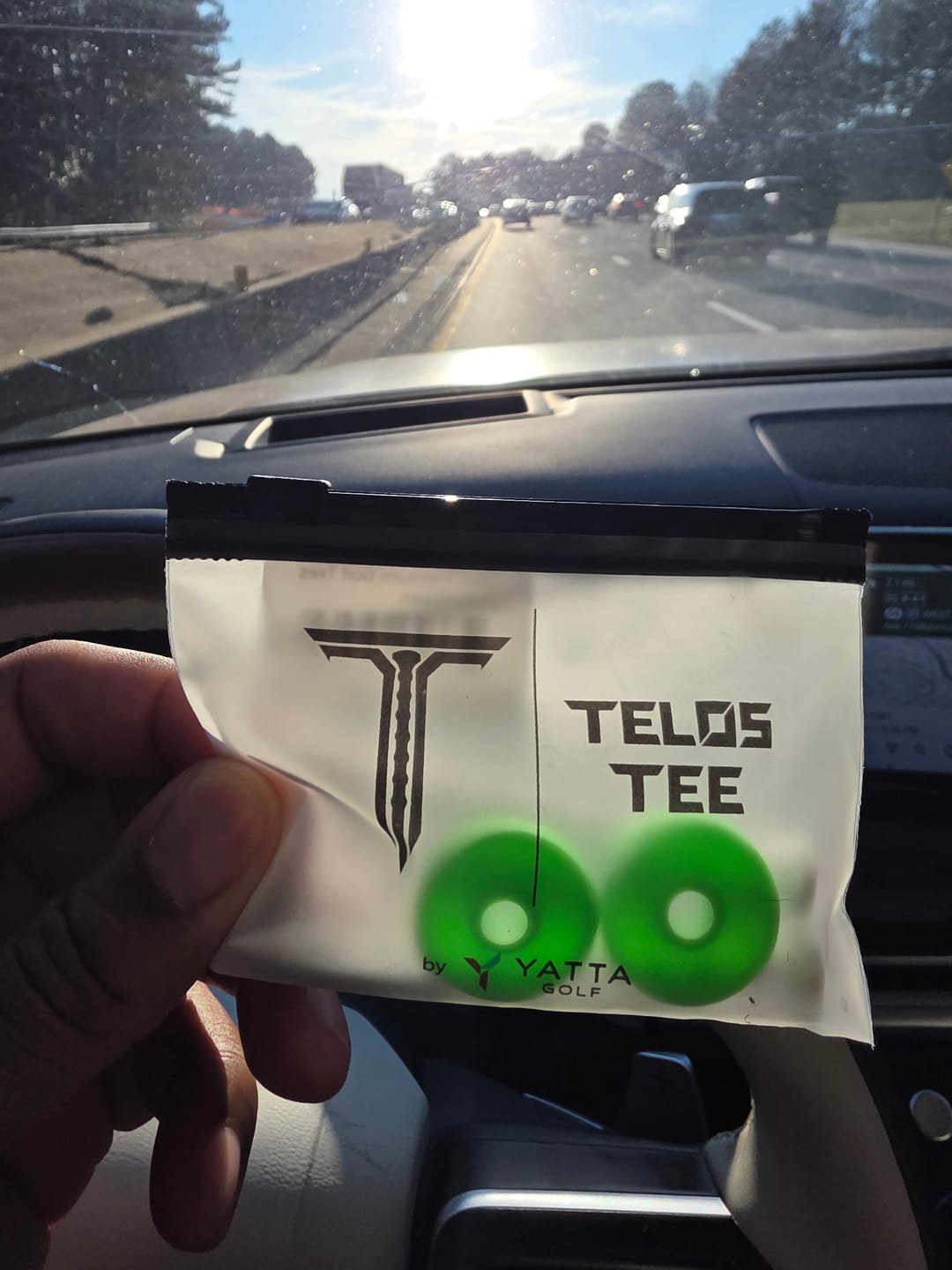 Customer photo review of Telos Adjustable Golf Tees