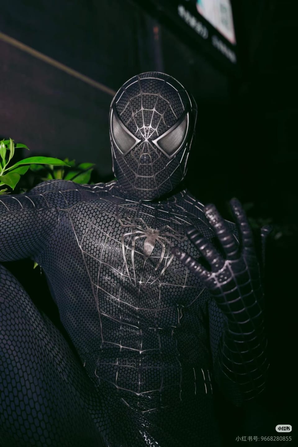 Customer photo review of Tailor made!  Tobey Maguire Spider-Man Life Size Wearable Costume