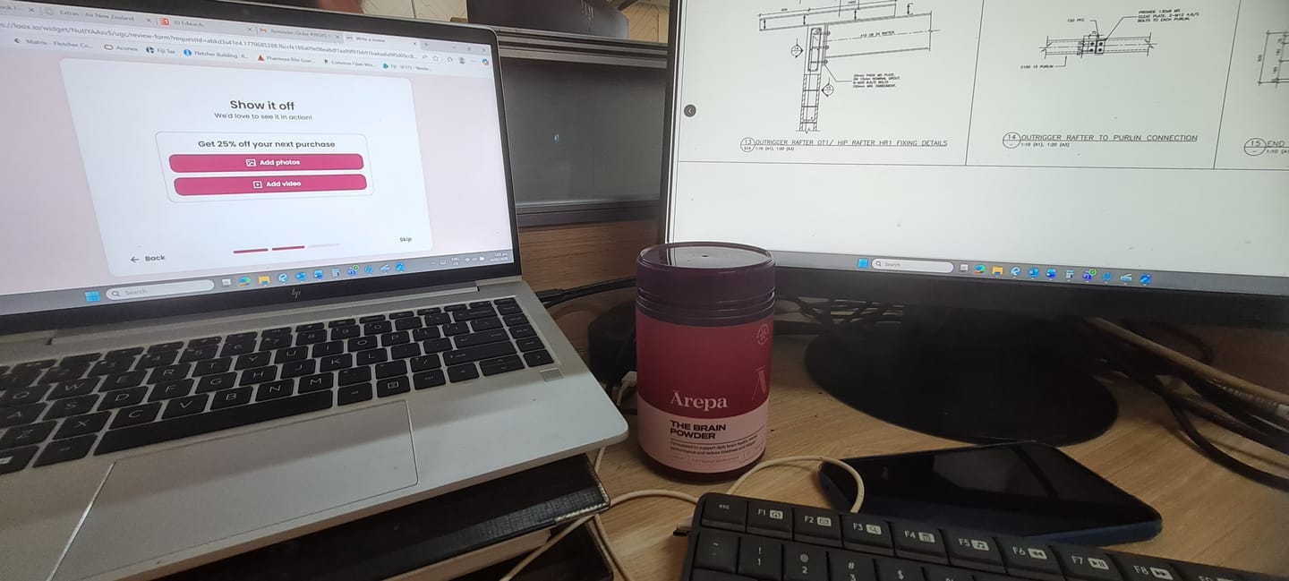 Customer photo review of The Brain Powder⁺ 2.0