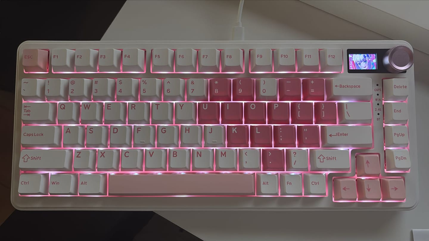 Customer photo review of YUNZII B75 Pro Max Mekanik Klavye
