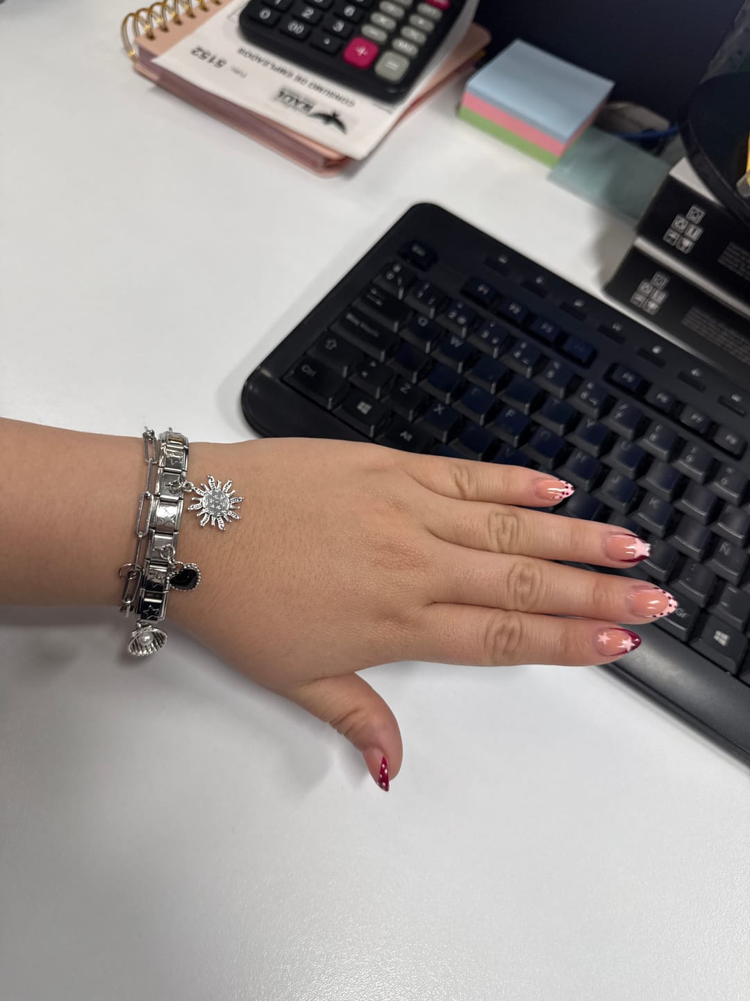 Customer photo review of Pulsera Estrellas Italiana para Charms