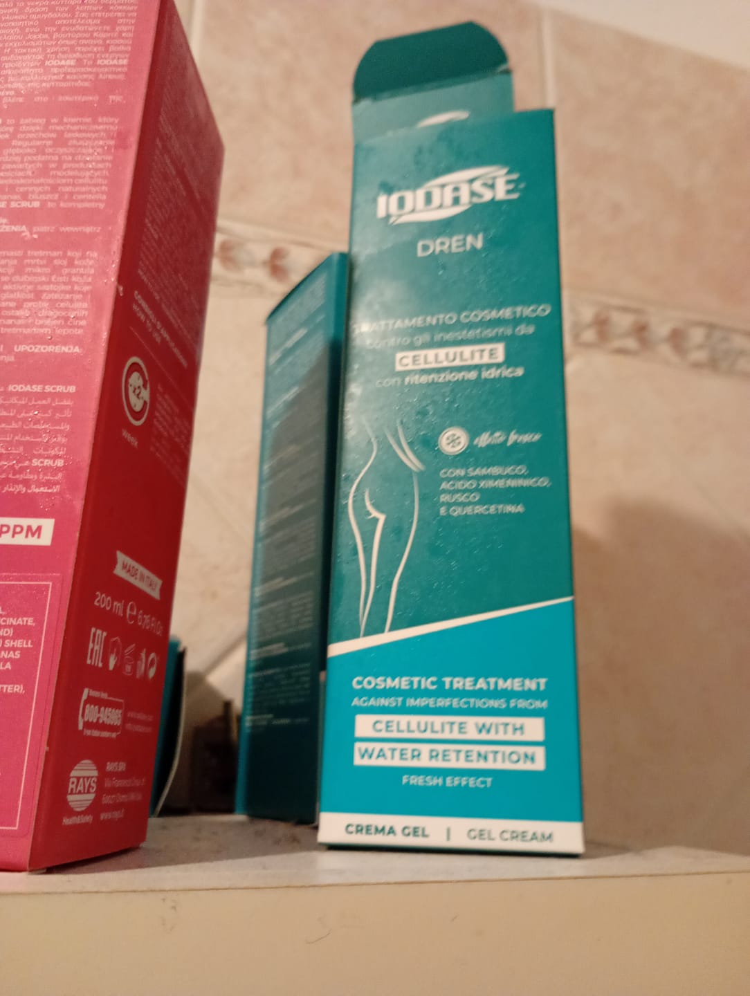 Customer photo review of Crema drenante ritenzione idrica