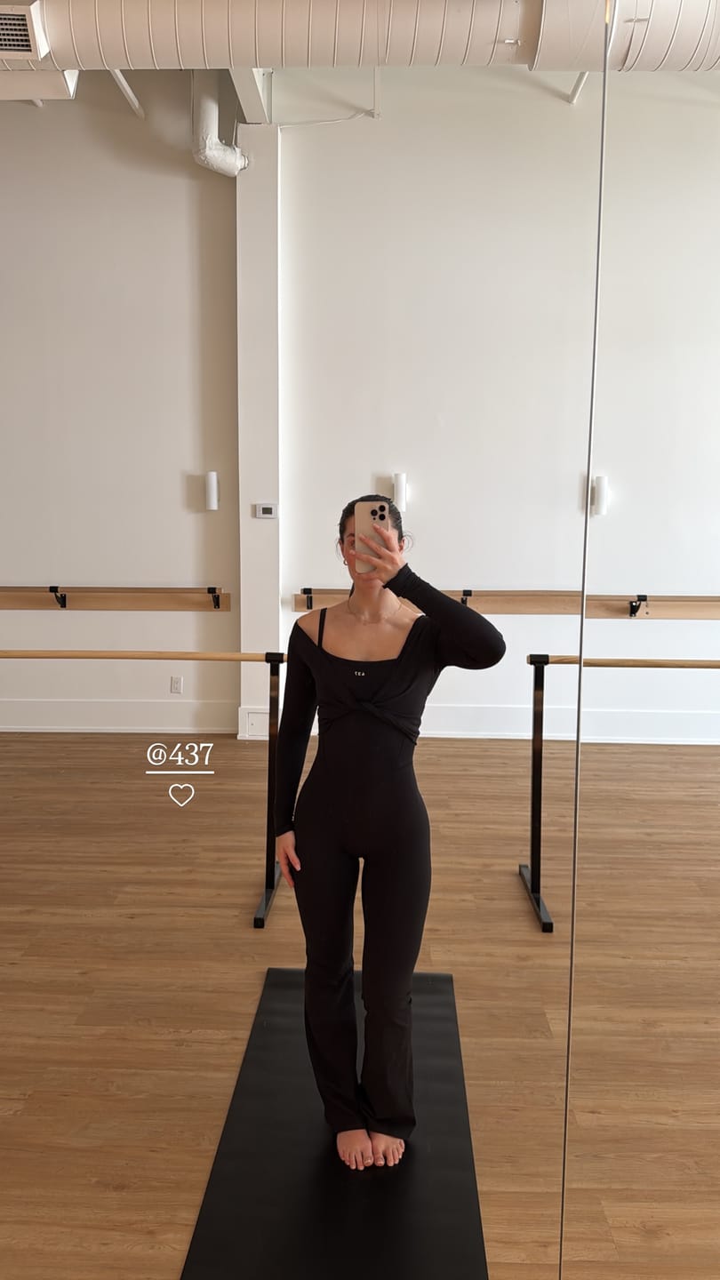 Customer photo review of The Wrap Top / Black