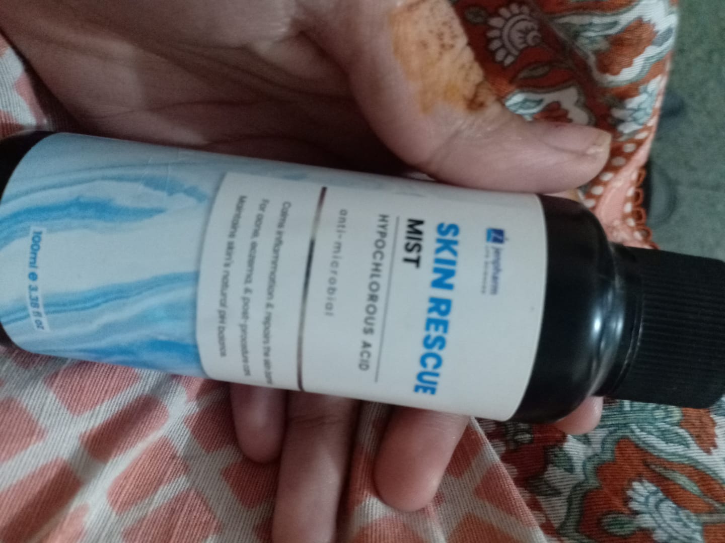 Customer photo review of Skin Rescue Mist