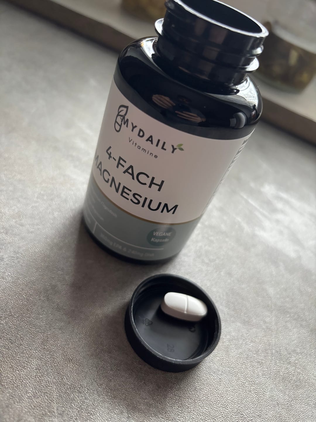 Customer photo review of Magnesium 4fach Komplex - 60 vegane Tabletten