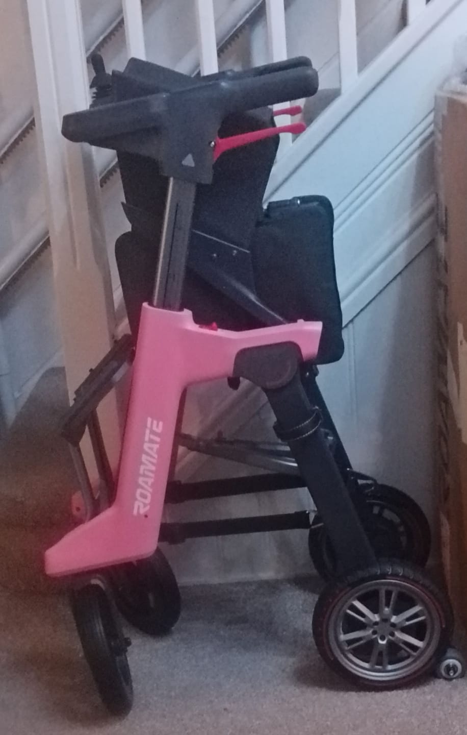 Customer photo review of Roamate Mobility Device: Perfect Travel Companion