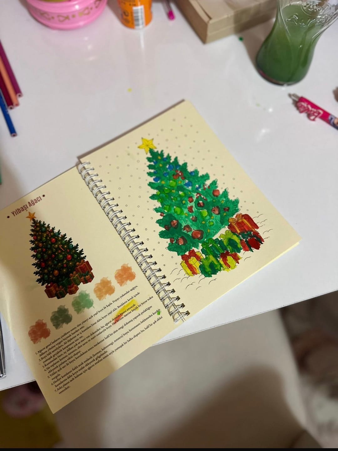 Customer photo review of Rehberli Sulu Boya Boyama Kitapları