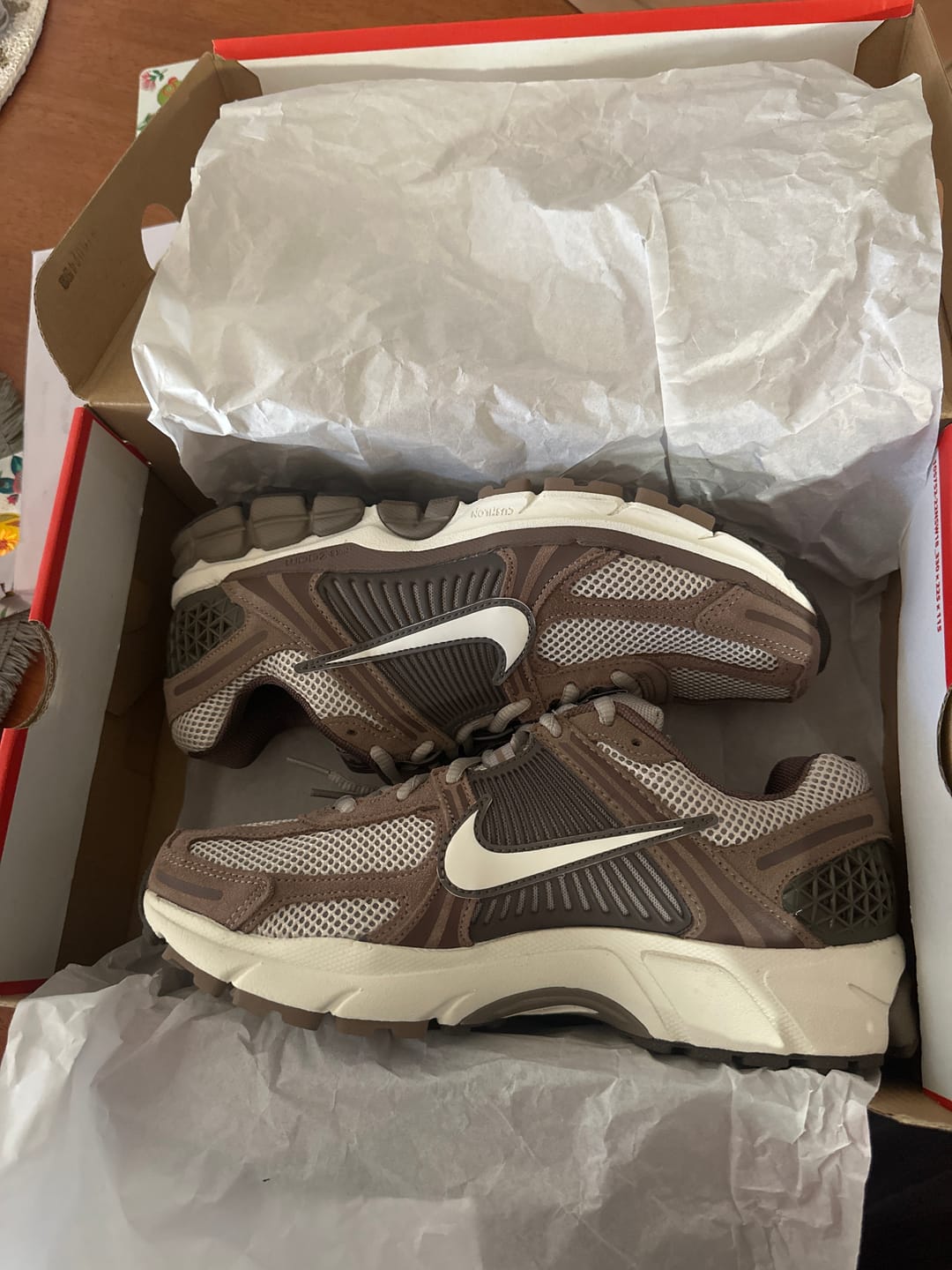 Customer photo review of Nike Zoom Vomero 5 "Mink Brown"