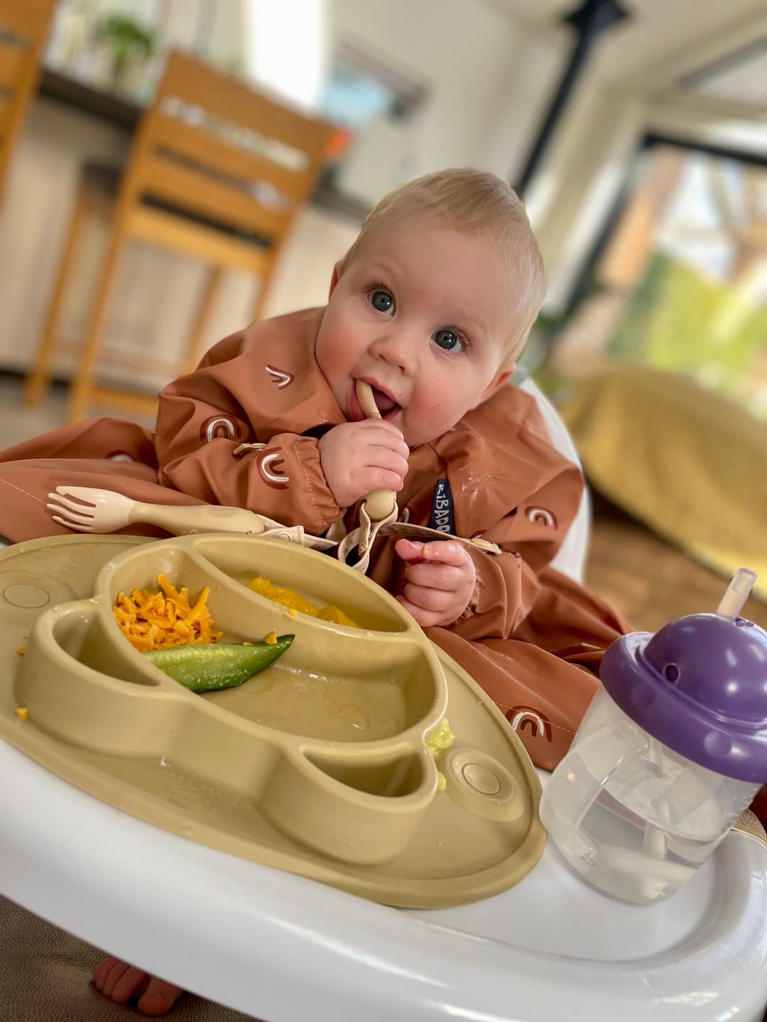 Customer photo review of NEW Attachable Weaning Cutlery