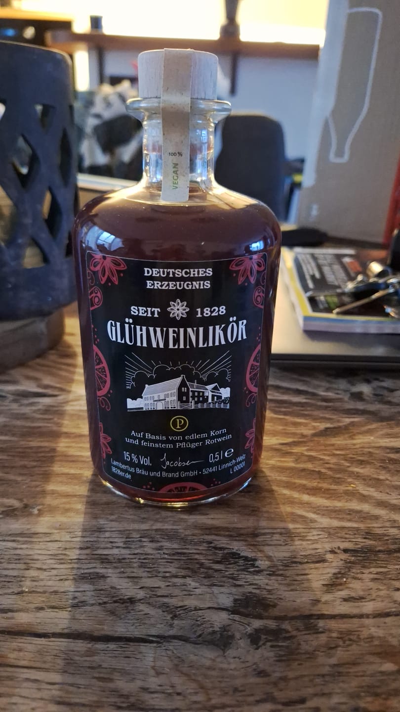 Customer photo review of Lambertus Glühweinlikör 15 %