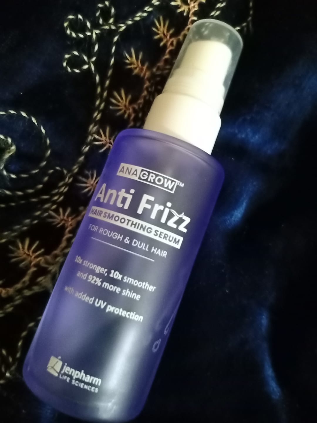 Customer photo review of Anagrow Anti Frizz Hair Serum