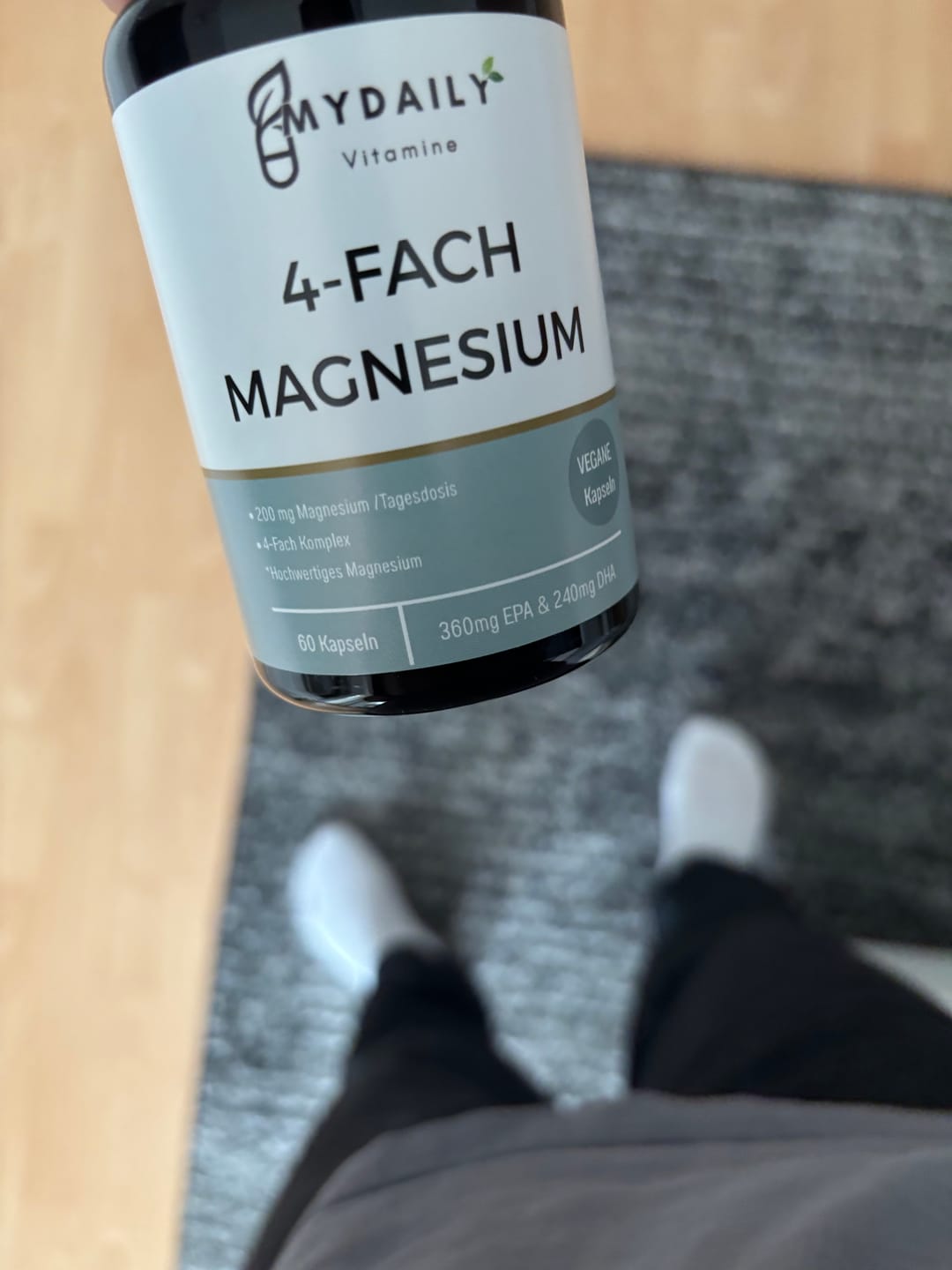 Customer photo review of Magnesium 4fach Komplex - 60 vegane Tabletten