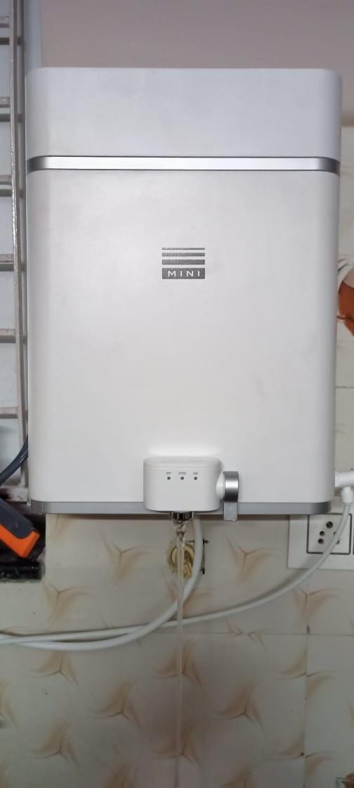 Customer photo review of FIN Mini Ultrafiltration (UF) Water Purifier