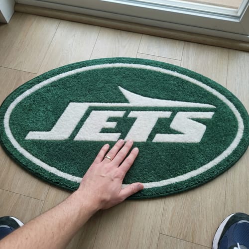 Customer photo review of New York Jets Rug