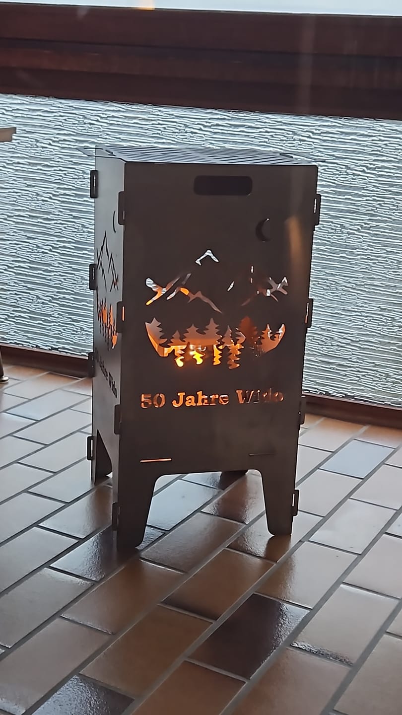 Customer photo review of Feuertonne Berge aus edlem Stahl