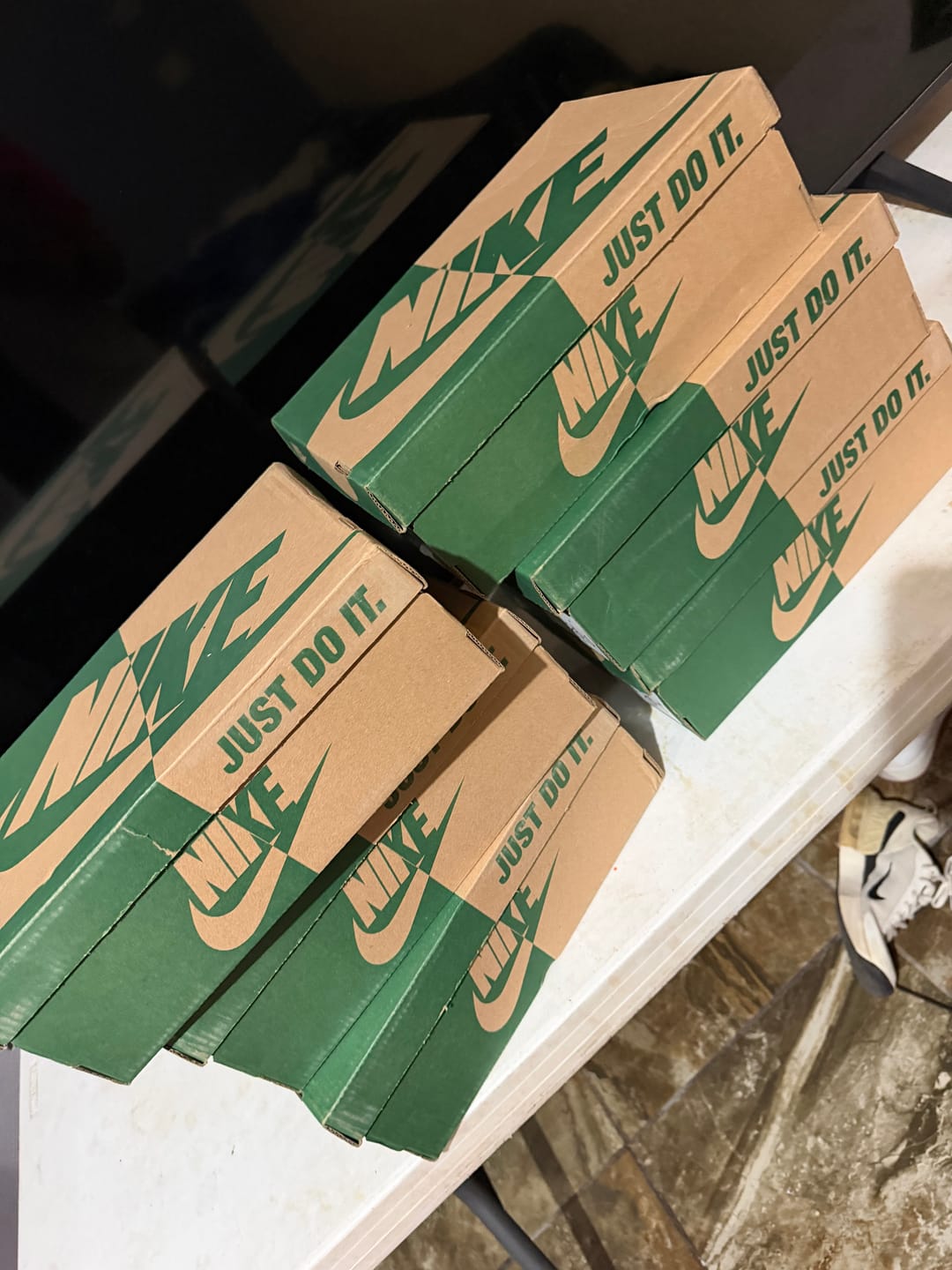Customer photo review of Paq 6 Pares Tenis 270 Blanco Total 25/28.5