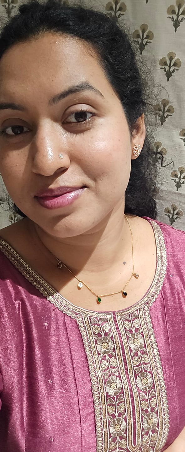 Customer photo review of Colourful Stones Necklace