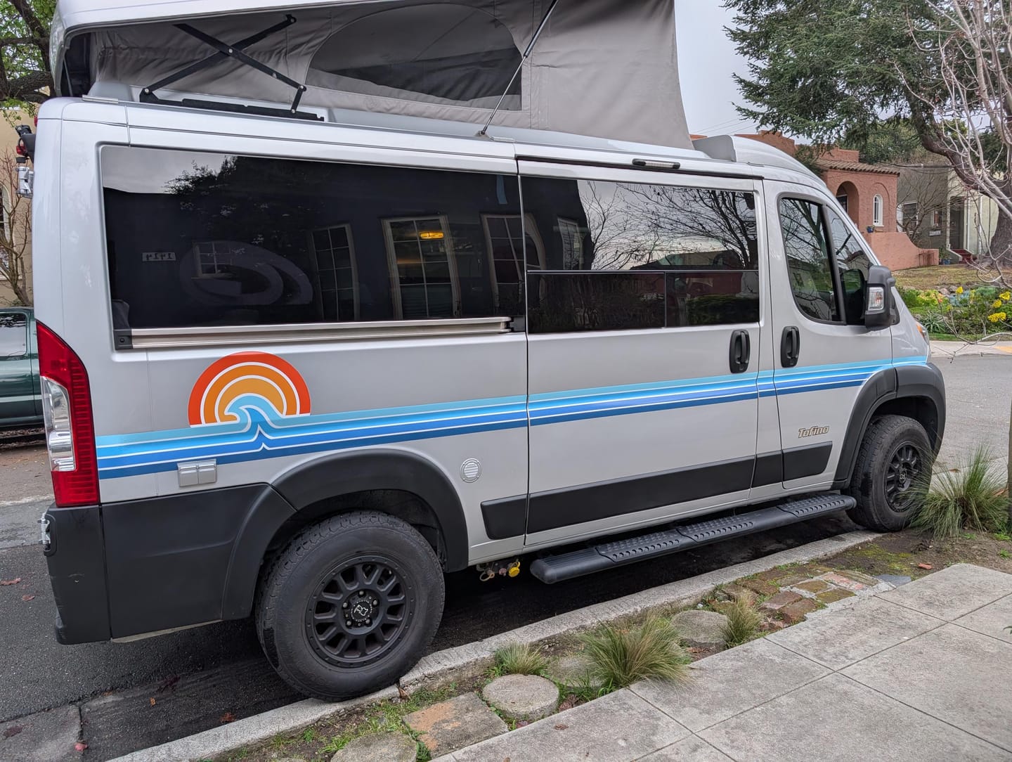 Customer photo review of Surf Wave Truck / Car Decal. Overland Stripes Decal Sticker. Universal Fit for most Vehicles. #7051