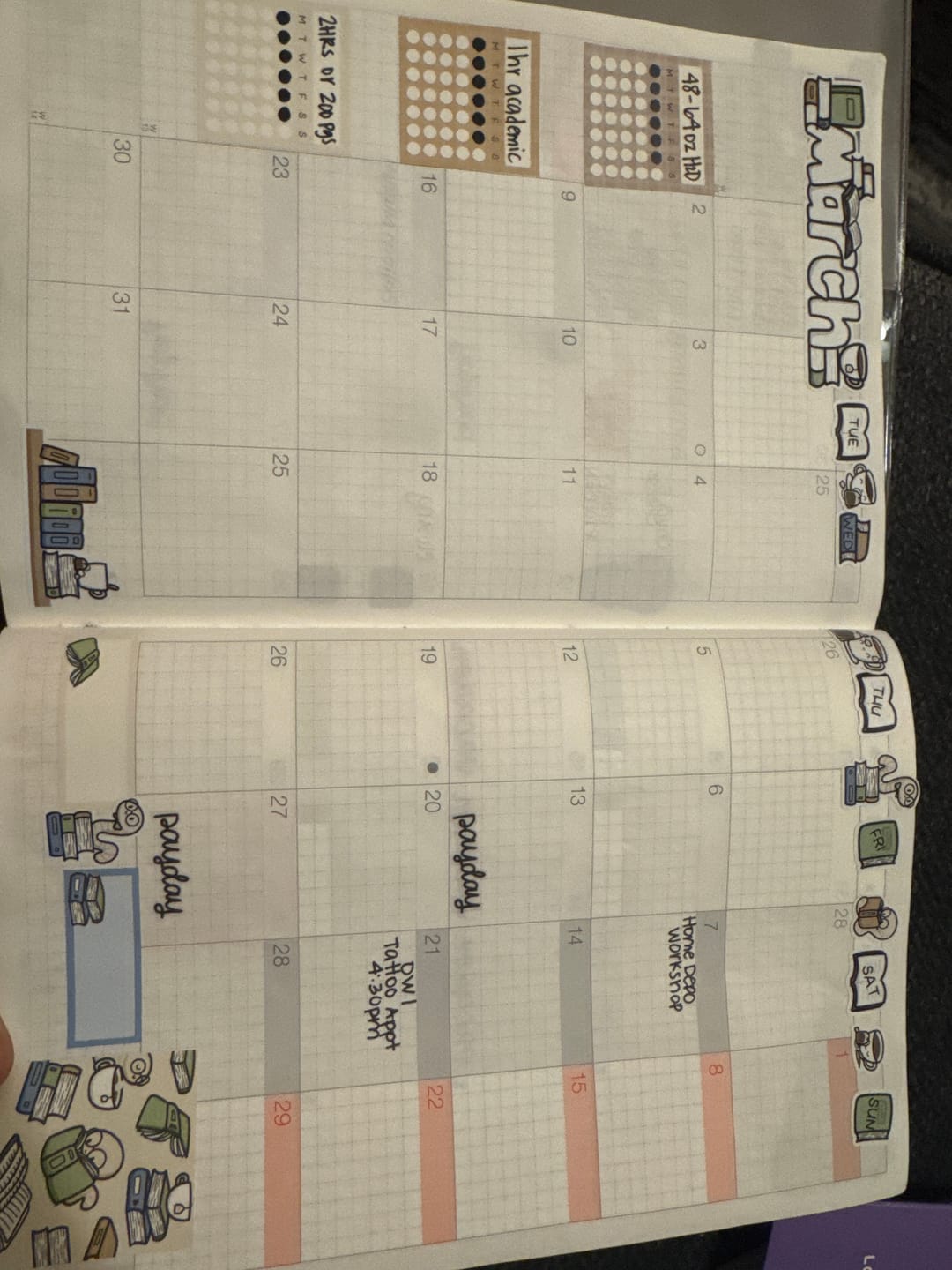 Customer photo review of Cozy Bookworm Journal Pack