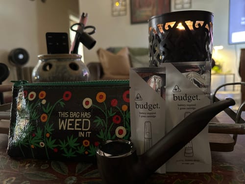 Customer photo review of 30pc Variety Pack of 1 Gram THCA Full Spectrum Vape Cartridges