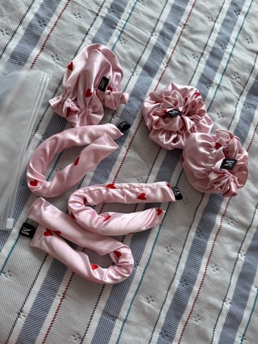 Customer photo review of TRONQUITOS Y MINI GORROS DE SATÍN - ONDAS SIN CALOR