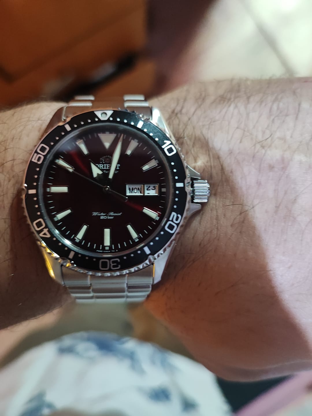 Customer photo review of Reloj Orient Automatic RA-AA0003R19B Kamasu Diver Sapphire 41,8 mm