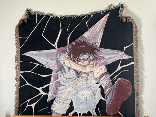 Customer photo review of Shinobi 9 Woven Blanket Tapestry