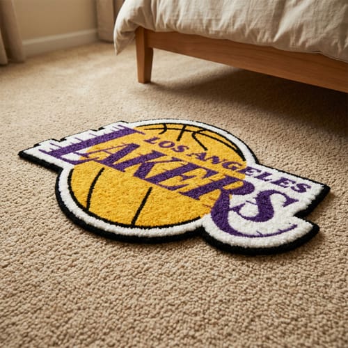 Customer photo review of Los Angeles Lakers™ Rug