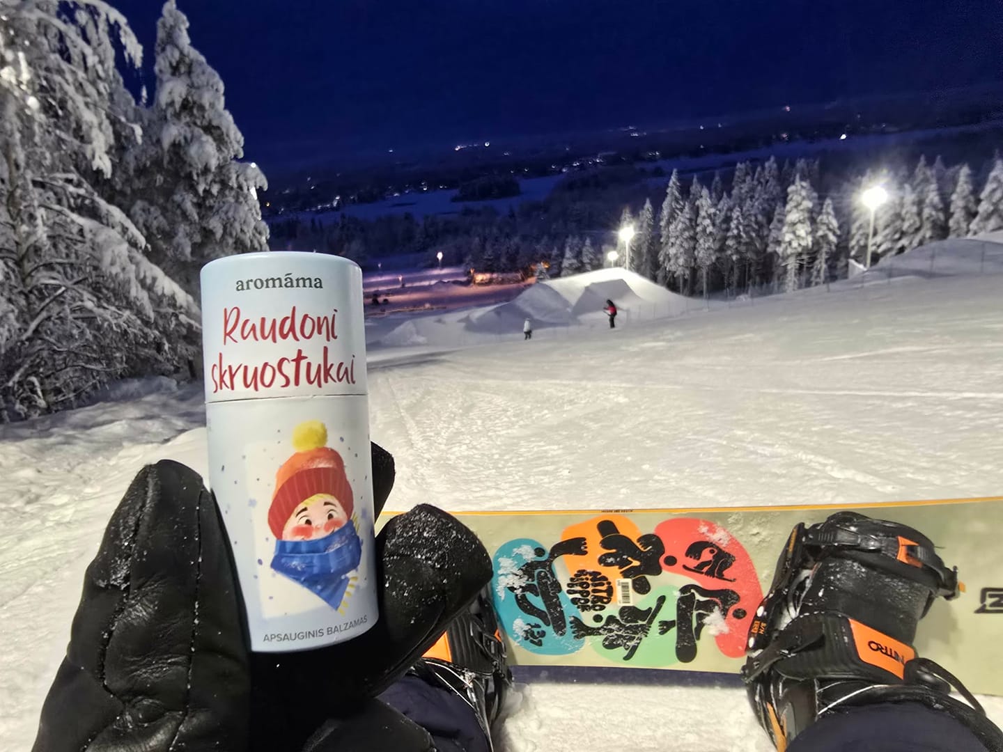 Customer photo review of Apsauginis balzamas nuo šalčio „Raudoni skruostukai“