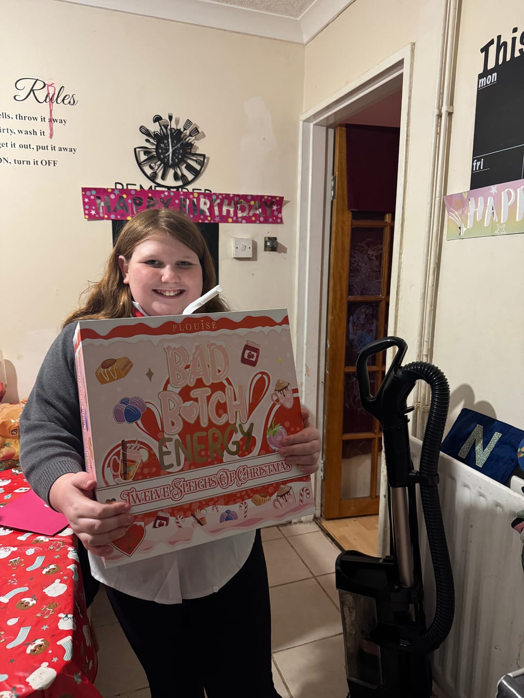 Customer photo review of 12 Sleighs Of Christmas Bad Bitch Skincare Advent Calendar 2025