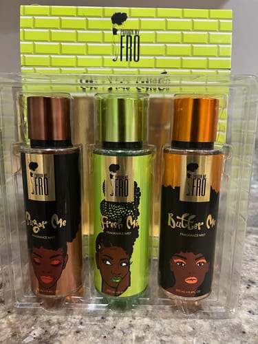 Customer photo review of The Me-Time Fragrance Body Mist Collection