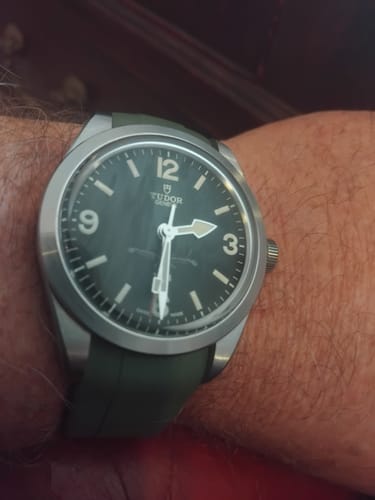 Customer photo review of Rubber Strap for Tudor Ranger 39mm
