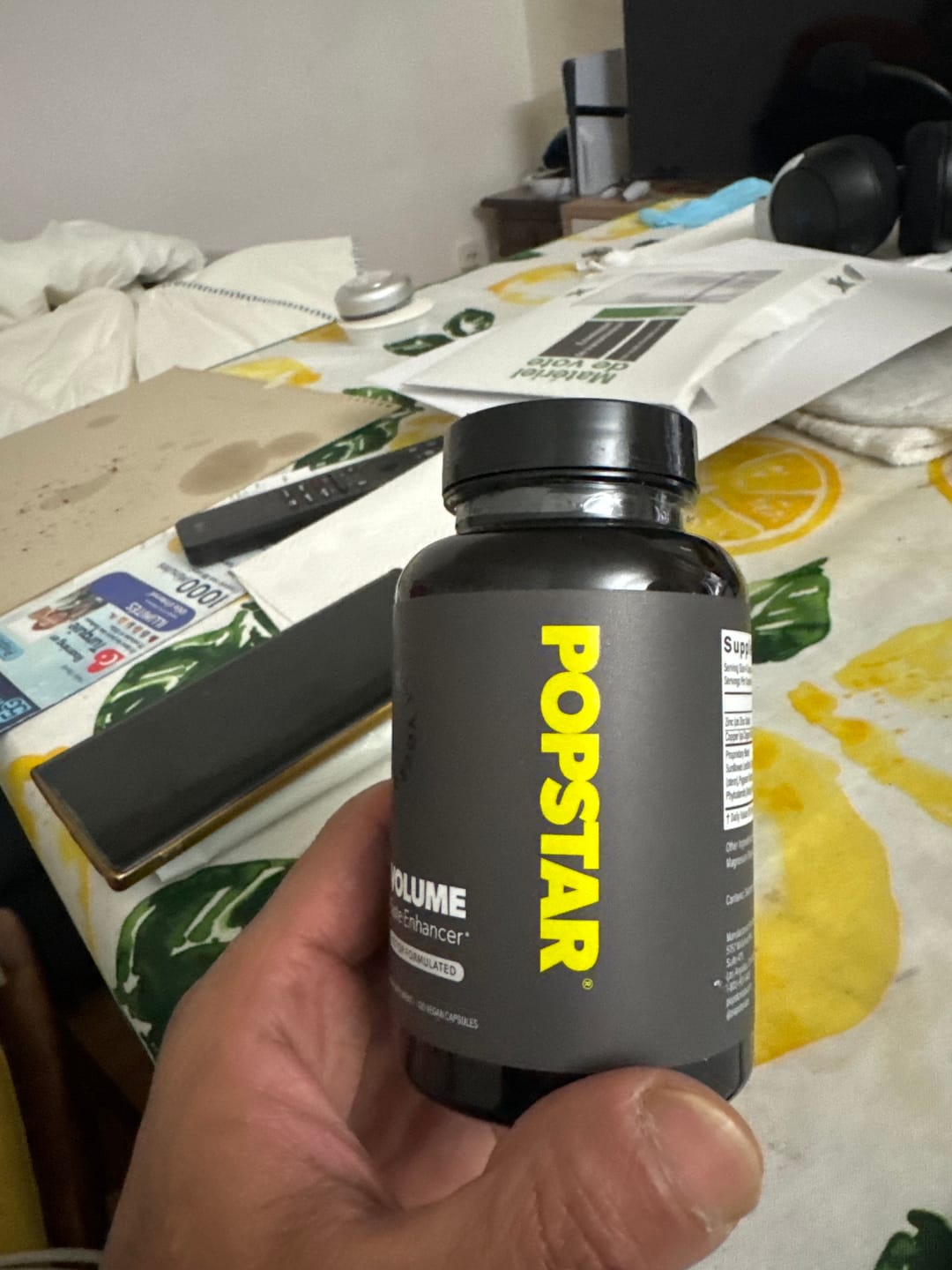 Customer photo review of Popstar Volume + Taste | 1 Month