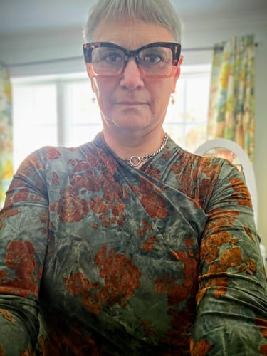 Customer photo review of Double Hoop Choker