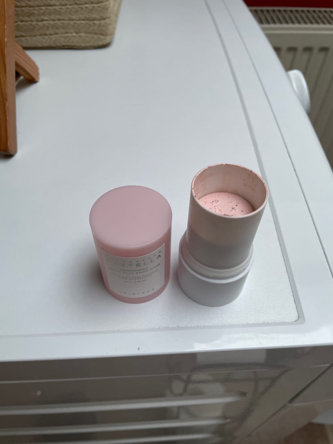 Customer photo review of Māla maska poru attīrīšanai zīmuļa formātā SKIN1004 Poremizing Quick Clay Stick Mask