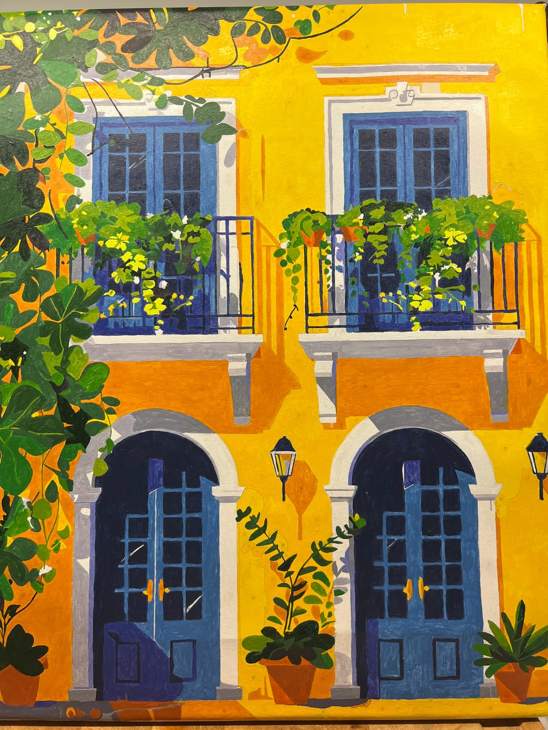 Customer photo review of Colors of Lisbon | Paint by Number