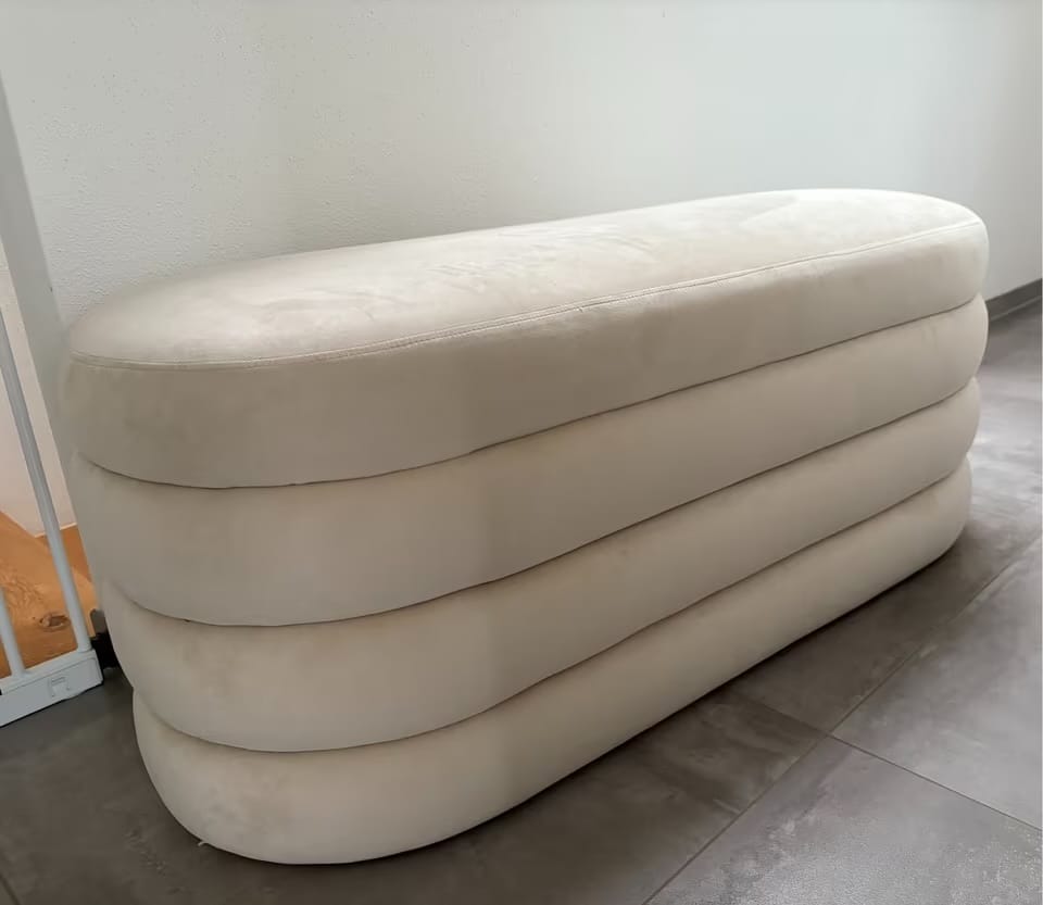 Customer photo review of Beko Elips Puf Krem