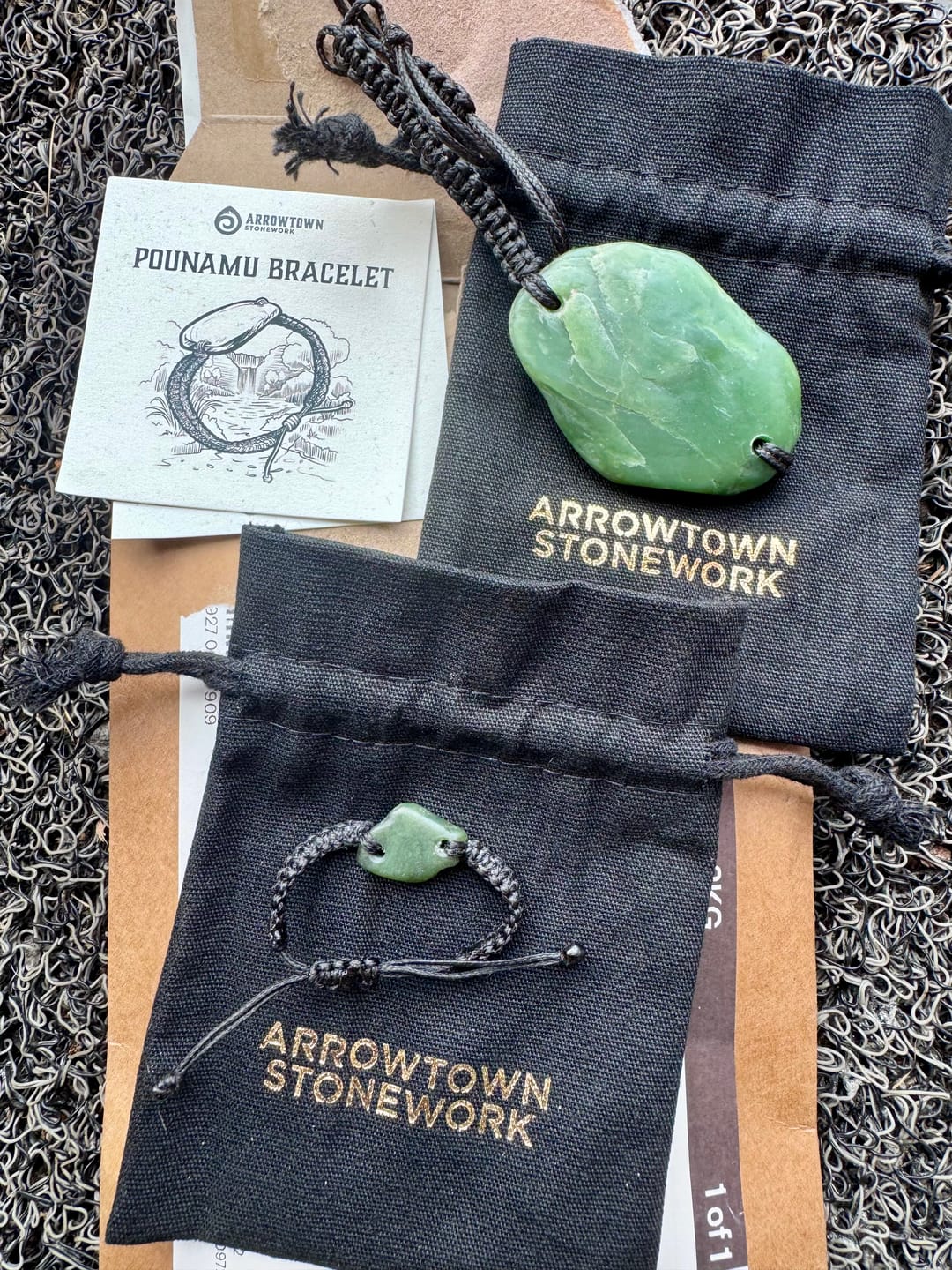 Customer photo review of Greenstone Bracelet