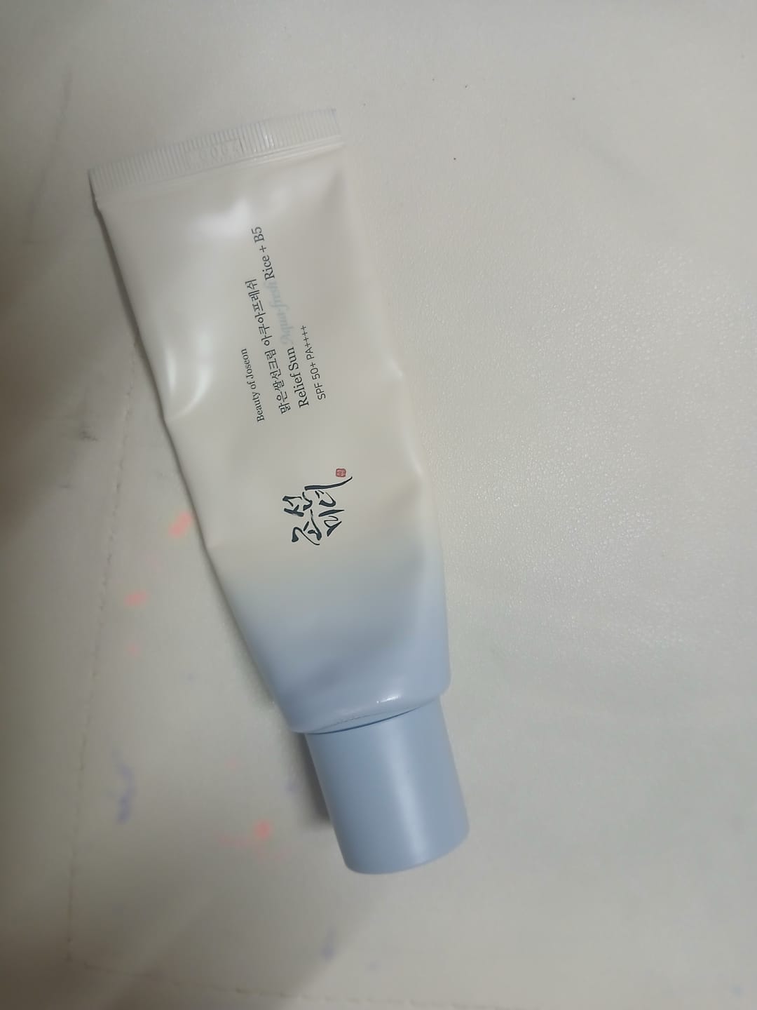 Customer photo review of واقي الشمس بريليف صن أكوا فريش من بيوتي أوف جوسون - 50مل