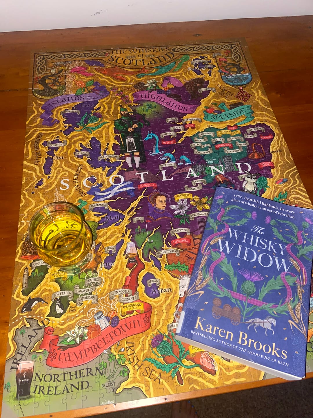 Customer photo review of Scotch Whisky Puzzle