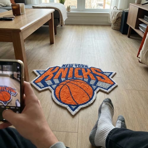 Customer photo review of New York Knicks™ Rug